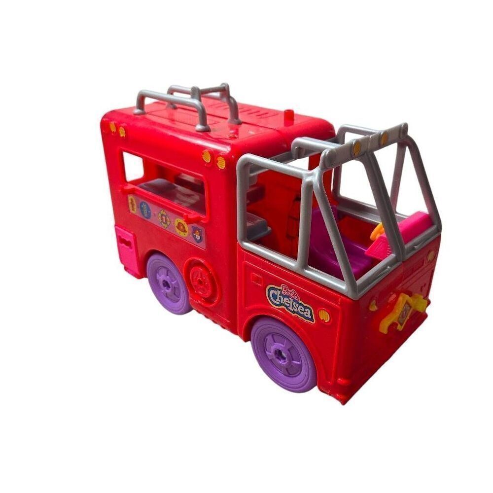 Barbie Chelsea Fire Truck Playset